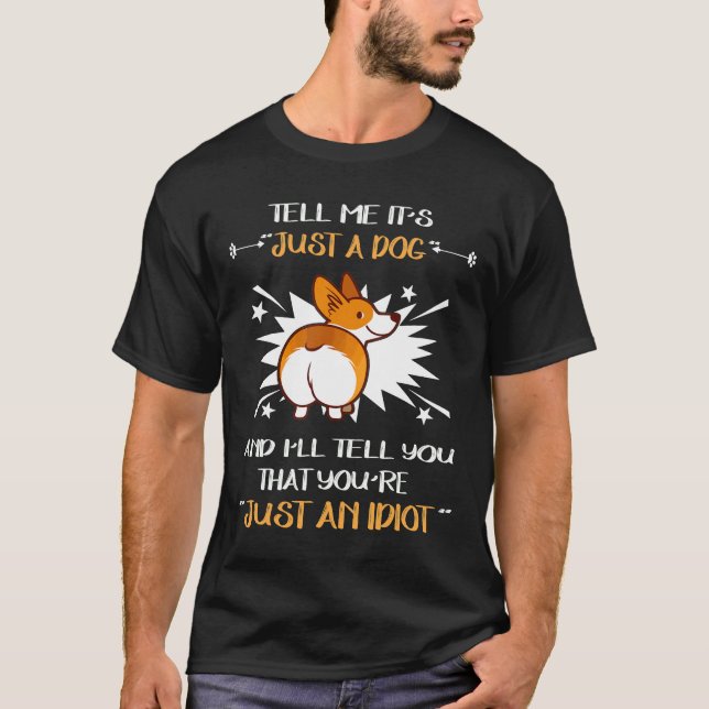 276 nur ein Idiot T-Shirt (Vorderseite)
