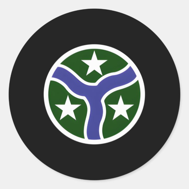 278th Armored Cavalry Regit Patch 278th Acr Runder Aufkleber (Vorderseite)