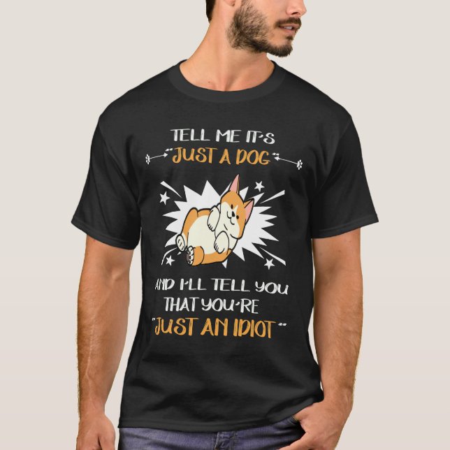 279 nur ein Idiot T-Shirt (Vorderseite)