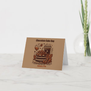 27.01. - Schokoladenkuchen Karte