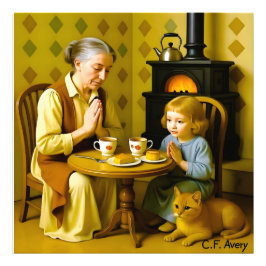 27.03" x 27.03" Grandma's House Fotodruck