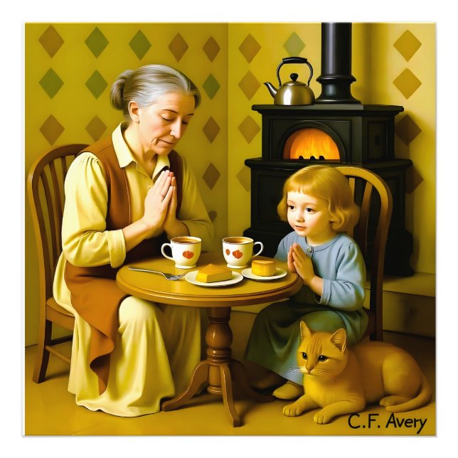 27.03" x 27.03" Grandma's House Fotodruck (Vorne)