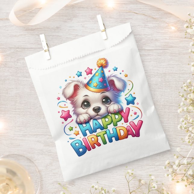 #27 Alles Gute zum Geburtstag Geschenktütchen (Ausgeschnitten)