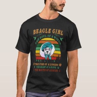 27 Beagle Mädchen - die Seele - Das Feuer - Das He T-Shirt
