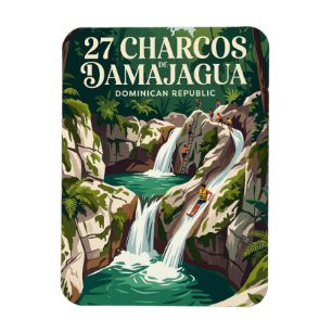 27 Charcos de Damajagua Dominikanische Republik Magnet