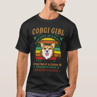 27 Corgi Die Seele einer Hexe Corgi T-Shirt