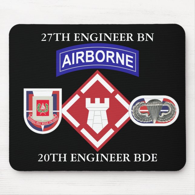 27. ENGINEER BATTALION 20. ENGINEER BRIGADE MOUSEPAD (Vorne)