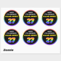 27. Geburtstag: Farbiger Regenbogen # 27, Individu