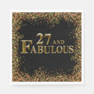 27. Geburtstag Serviette