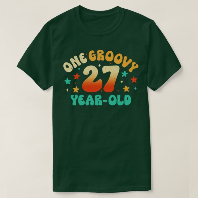 27. Geburtstag T-Shirt (Design vorne)