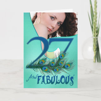 27. Geburtstagskarte Karte