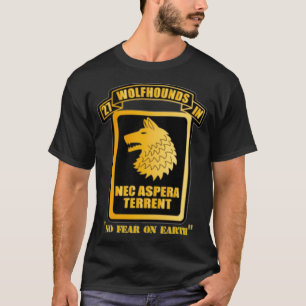27. Infanterie-Regiment Wolfhounds Chest Nec Asper T-Shirt
