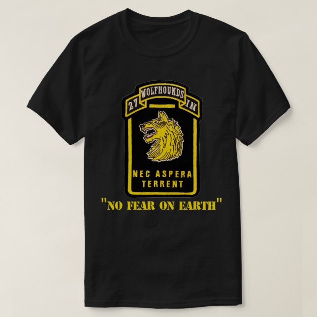 27. Infanterie Regiment Wolfhounds U T-Shirt (Design vorne)