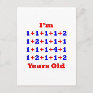 27 Jahre alt! Postkarte