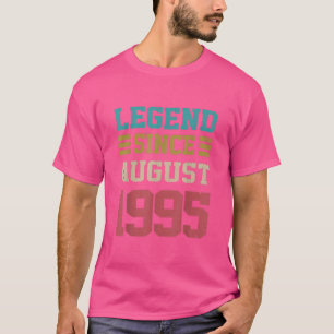 27 Jahre alte Geschenke Legend seit August 1995. T-Shirt
