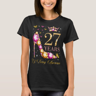 27 Jahre Phantastisch 27 Jahre alt 27. Geburtstag T-Shirt