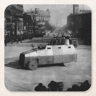 27. März 1917:  Das Geschwader des gepanzerten Rechteckiger Pappuntersetzer