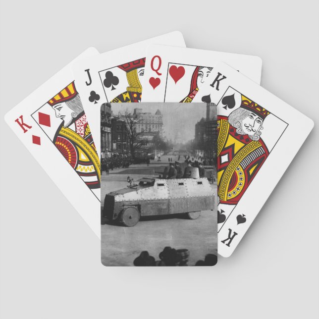 27. März 1917:  Das Geschwader des gepanzerten Spielkarten (Rückseite)