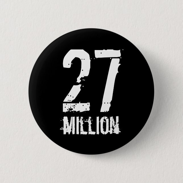 27 Million Button (Vorderseite)