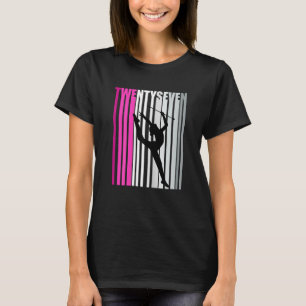 27. Rhythmische Gymnastik Geburtstag Baton Twi T-Shirt