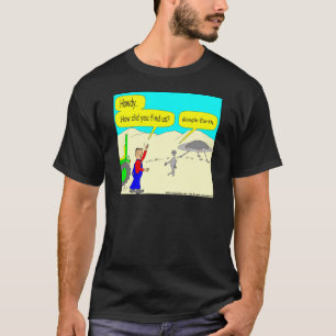 280 Google Earth Cartoon in der Farbe T-Shirt