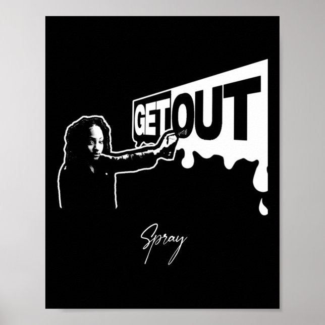 287 Sticker raus Poster (Vorne)