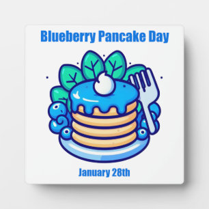 28.01. - Blueberry Pancake Day Fotoplatte