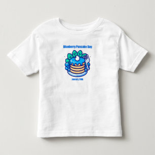 28.01. - Blueberry Pancake Day Kleinkind T-shirt