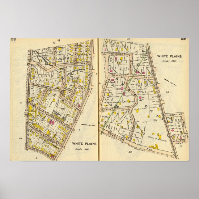 28-29 Weiße Ebenen Poster (Vorne)