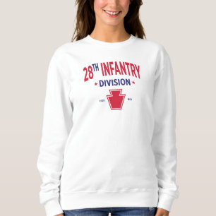 28. Abteilung Infanterie - Militärische Frauen in  Sweatshirt