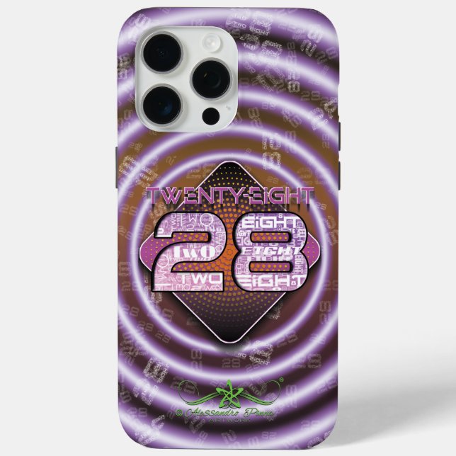28 Achtundzwanzig Case-Mate iPhone Hülle (Rückseite)