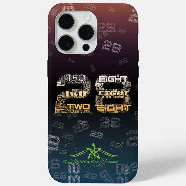 28 Achtundzwanzig Case-Mate iPhone Hülle (Rückseite)