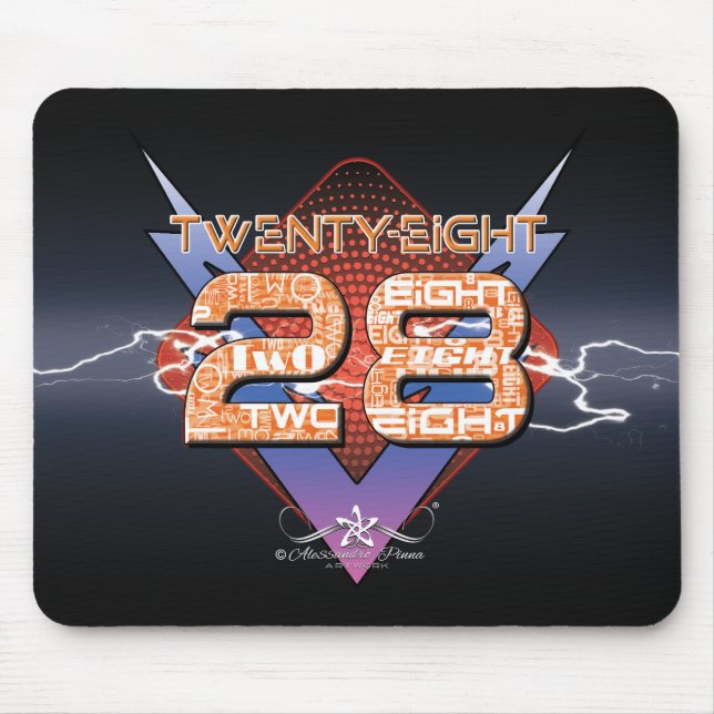 28 Achtundzwanzig Mousepad (Vorne)