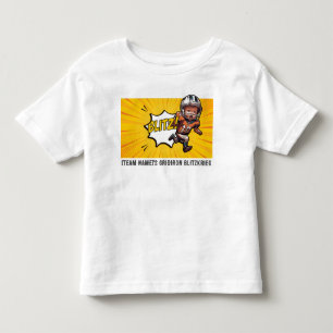 #28 Anpassbares Gridiron-Blitzkrieg von [Team Name Kleinkind T-shirt