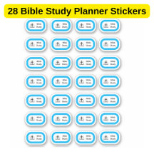 28 Bibelstudienplaner oder Bullet Journal