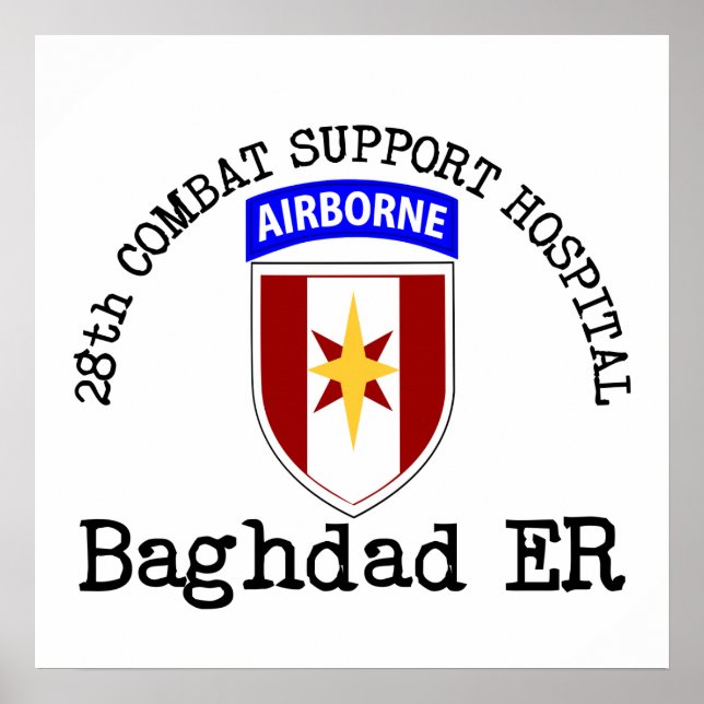 28. CSH Baghdad ER Poster (Vorne)
