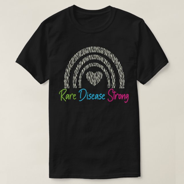 28. Februar Seltene Krankheiten Selten Regenbogen  T-Shirt (Design vorne)