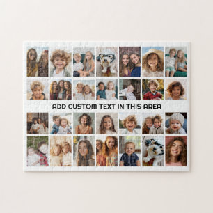 28-Foto-Collage-Raster - 1 Textfeld Puzzle