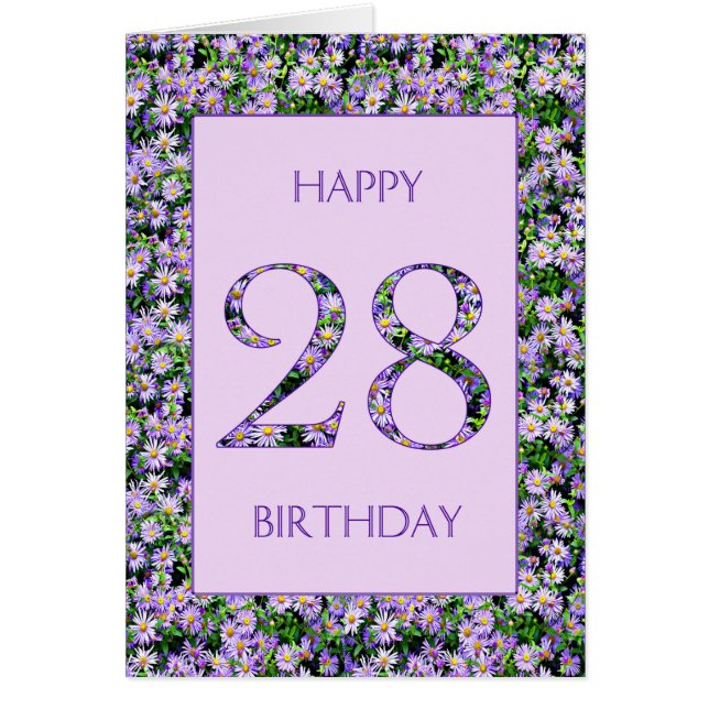 28. Geburtstag Lila Tageszeitung (Vorne)