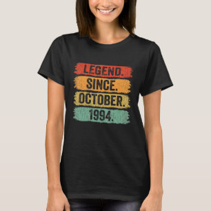 28. Geburtstagsfeier Seit Oktober 1994 Retro Vint T-Shirt