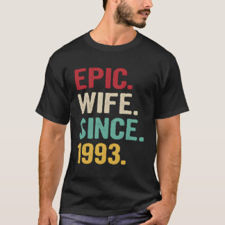 28. Geburtstagsgeschenke für ihre epische Ehefrau T-Shirt