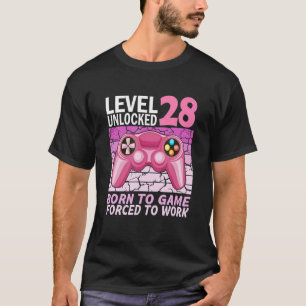 28. Geburtstagsspielerin zur Arbeit gezwungen T-Shirt