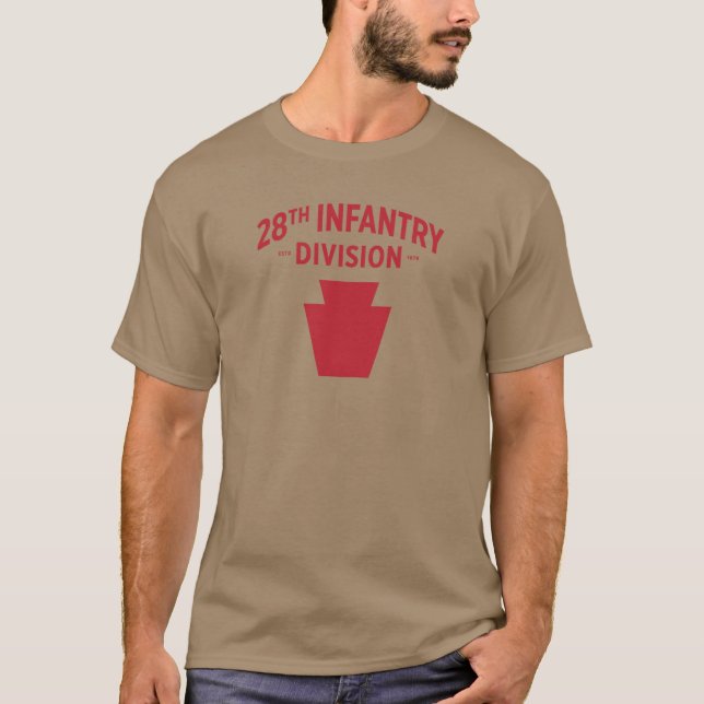 28. Infanterie-Division-Abzeichen T-Shirt (Vorderseite)