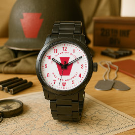 28. Infanterie-Division "Feuer und Bewegung"-Tribu Armbanduhr