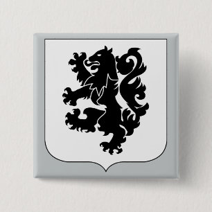 28. Infanterie-Regiment - Schwarze Löwen Button