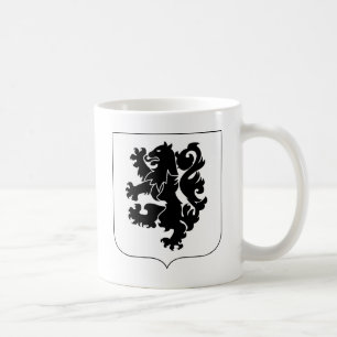 28. Infanterie-Regiment - schwarze Löwen Kaffeetasse
