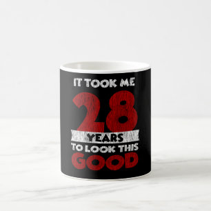 28 Jahre alter Tag sah ich gut aus 28. Geburtstag Kaffeetasse