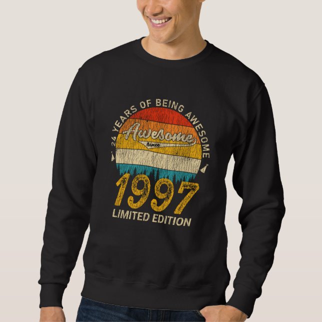 28 Jahre altes Bday Retro Phantastisch 28. Geburts Sweatshirt (Vorderseite)