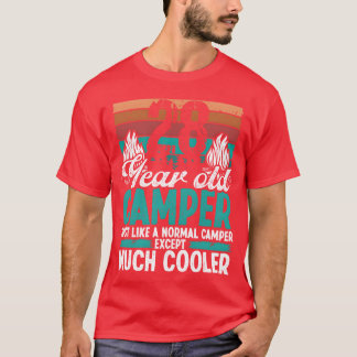 28-jähriger Camper, der auf Campingurlaub geht 28. T-Shirt