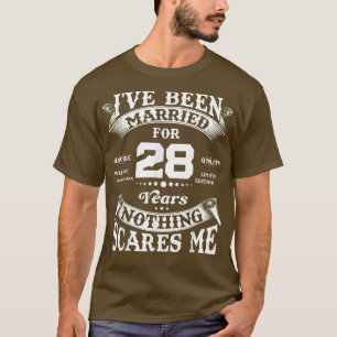 28. Party Hochzeitstag für Paare Verheiratet T-Shirt